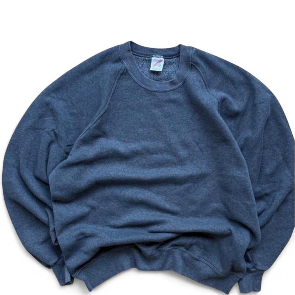 Vintage 1990s Jerzees Crewneck Sweatshirt XXL Gray